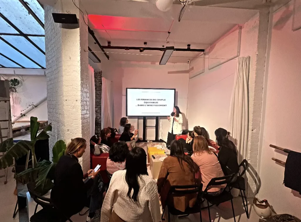 Ateliers Repenser l'investissement organisés par ShiftHer Club à Paris